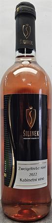 ZWEIGELTREBE ROSÉ kabinetní víno 2022 víno POLOSUCHÉ - Alkohol 10,0%obj. * 0,75 l